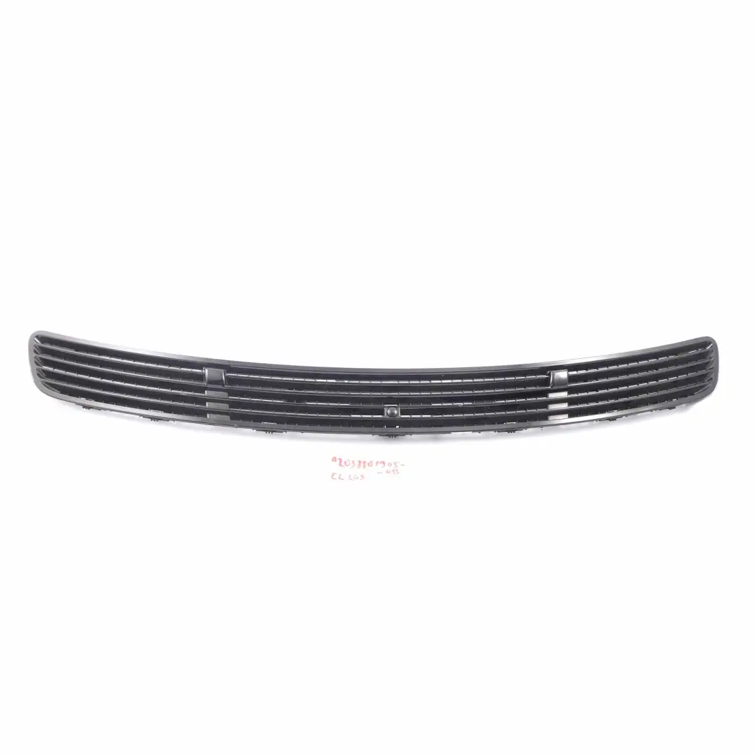  Front Hauben Abdeckung Mercedes W203 Top Grill Obsidian Schwarz 197 - SKU A2038801905-OB - Teilenummer A2038801905