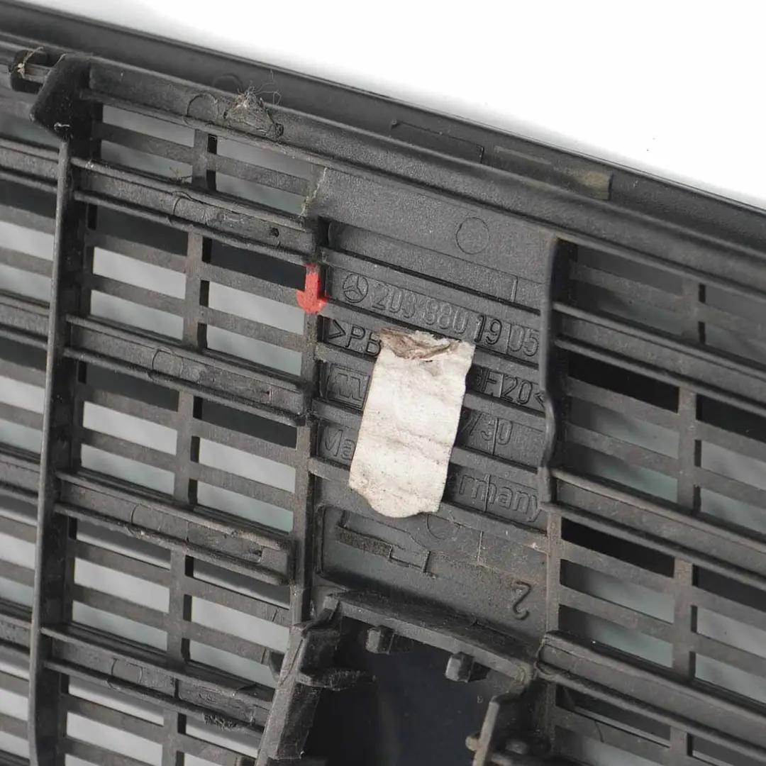  Front Hauben Abdeckung Mercedes W203 Top Grill Obsidian Schwarz 197 - SKU A2038801905-OB - Teilenummer A2038801905