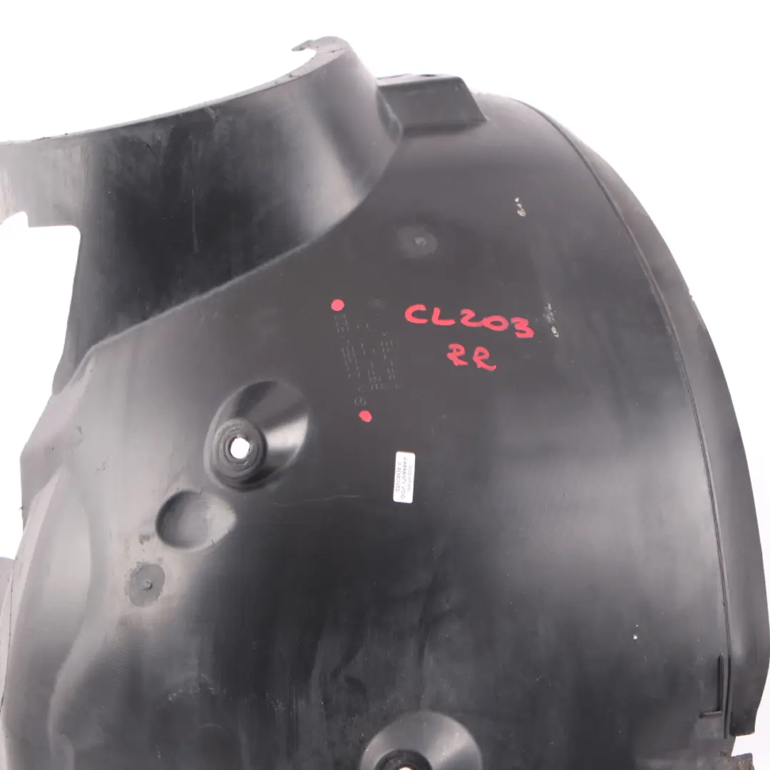 Copertura Passaruota Anteriore Destra Posteriore per Mercedes W203 CL203 con numero di parte A2038841822 Mercedes W203 CL203 Copertura Passaruota Anteriore Destra Posteriore - SKU A2038841822 - Numero di parte A2038841822