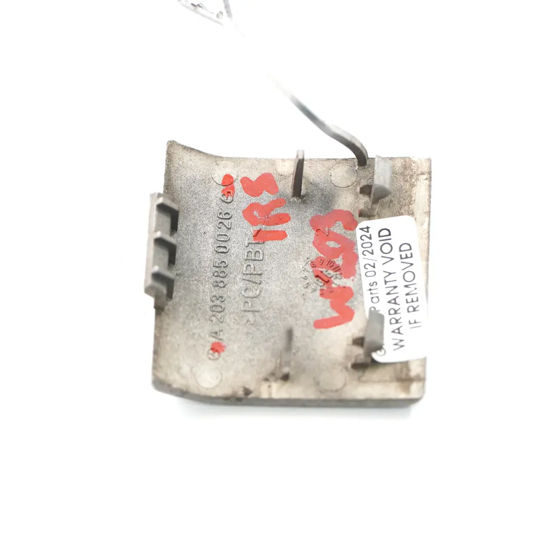 Front Bumper Cover Towing Eye Flap Iridium Silver to Mercedes W203 with Part number A2038850026 Mercedes W203 Front Bumper Cover Towing Eye Flap Iridium Silver - SKU A2038850026-IRS - Part number A2038850026