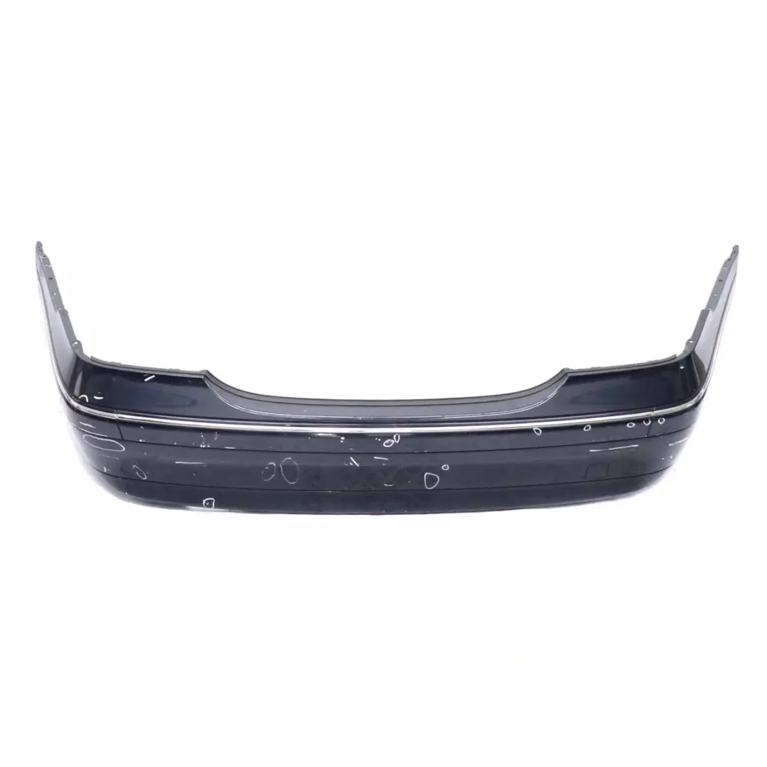 Bumper Trim Panel Tanzanite Blue Metallic - 359 to Mercedes W203 Rear with Part number A2038850825 Mercedes W203 Rear Bumper Trim Panel Tanzanite Blue Metallic - 359 - SKU A2038850825-TB - Part number A2038850825