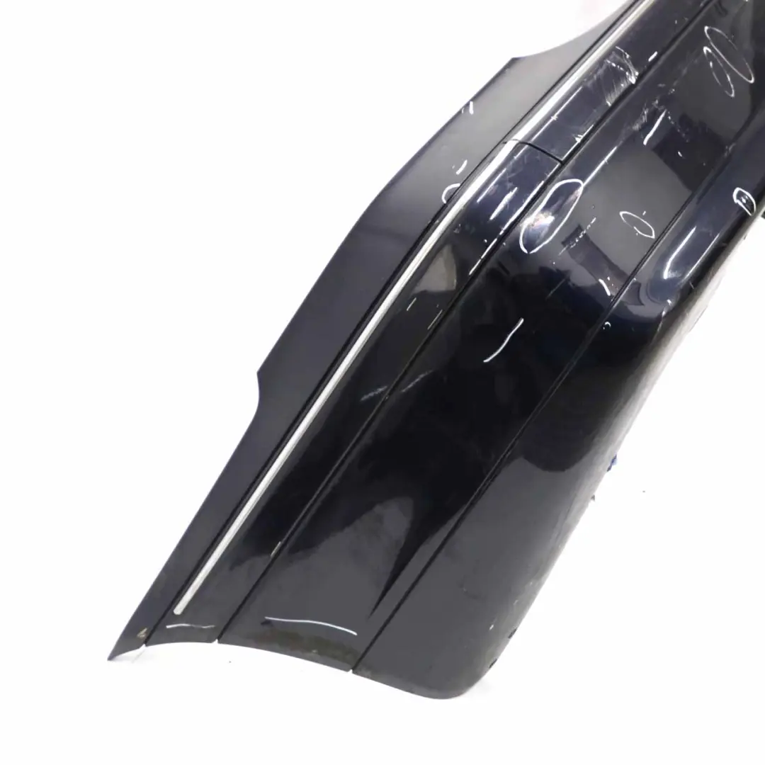 Bumper Trim Panel Tanzanite Blue Metallic - 359 to Mercedes W203 Rear with Part number A2038850825 Mercedes W203 Rear Bumper Trim Panel Tanzanite Blue Metallic - 359 - SKU A2038850825-TB - Part number A2038850825