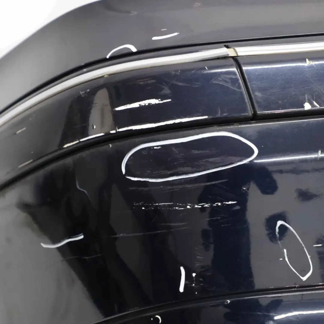 Bumper Trim Panel Tanzanite Blue Metallic - 359 to Mercedes W203 Rear with Part number A2038850825 Mercedes W203 Rear Bumper Trim Panel Tanzanite Blue Metallic - 359 - SKU A2038850825-TB - Part number A2038850825