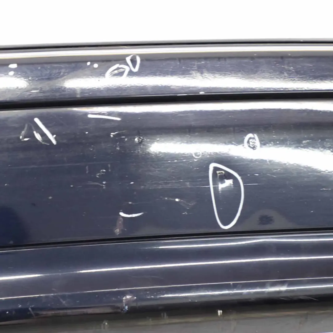 Bumper Trim Panel Tanzanite Blue Metallic - 359 to Mercedes W203 Rear with Part number A2038850825 Mercedes W203 Rear Bumper Trim Panel Tanzanite Blue Metallic - 359 - SKU A2038850825-TB - Part number A2038850825