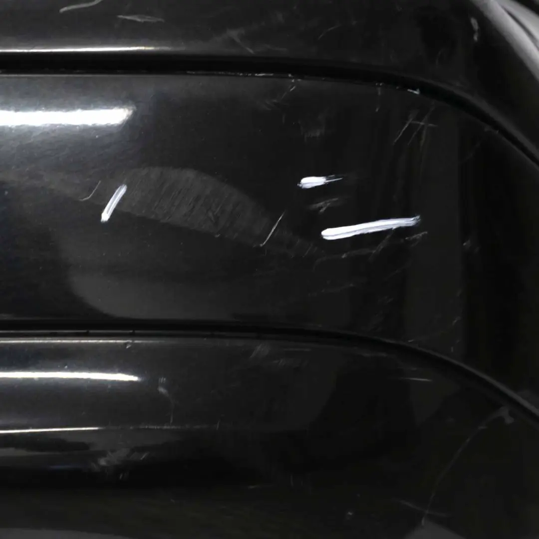 Mercedes S203 Rear Bumper Trim Panel Cover Estate Obsidian Black Metallic - 197 - SKU A2038851025-OB - Part number A2038851025