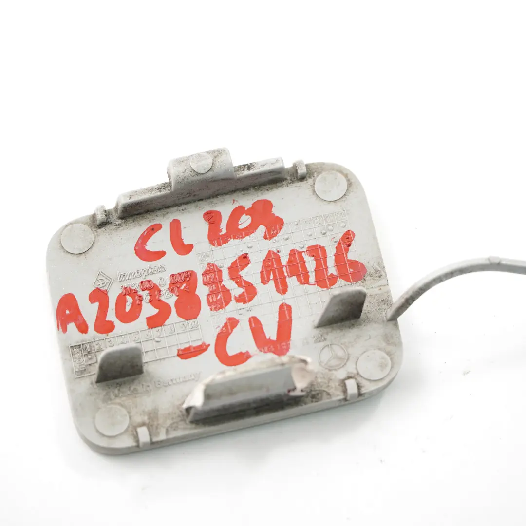  Tapa parachoques trasero Mercedes CL203 Ojal de remolque Blanco Calcita - 650 - SKU A2038851126-CW - Número de pieza A2038851126