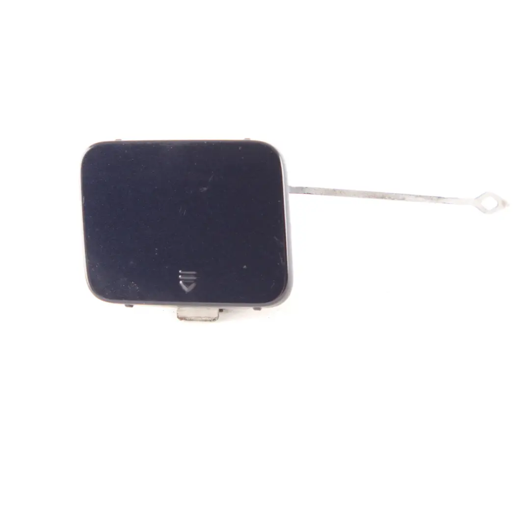 Bumper Flap Mercedes CL203 Towing Eye Cover Tanzanite Blue to Rear with Part number A2038851126 Rear Bumper Flap Mercedes CL203 Towing Eye Cover Tanzanite Blue - SKU A2038851126-TB - Part number A2038851126