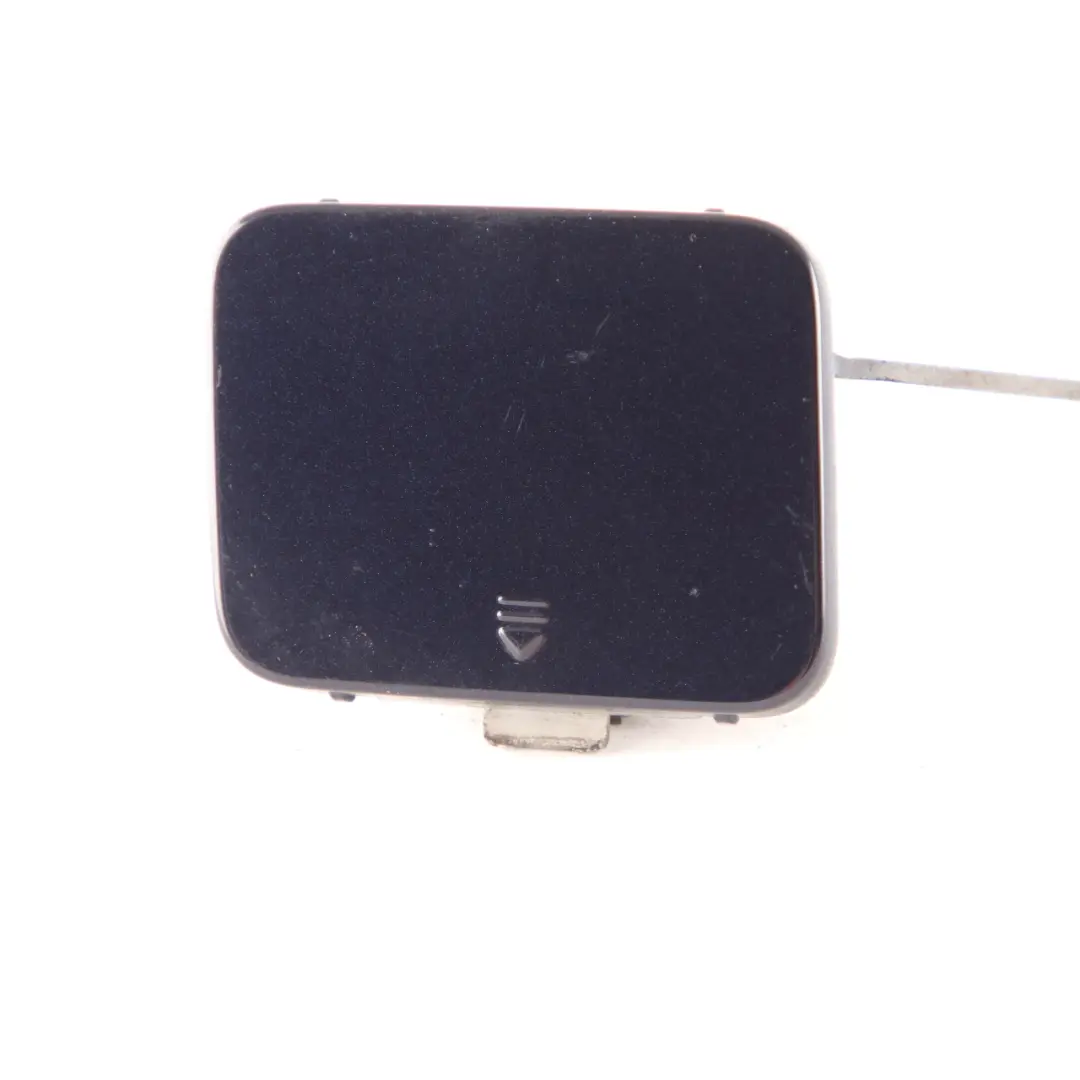 Bumper Flap Mercedes CL203 Towing Eye Cover Tanzanite Blue to Rear with Part number A2038851126 Rear Bumper Flap Mercedes CL203 Towing Eye Cover Tanzanite Blue - SKU A2038851126-TB - Part number A2038851126