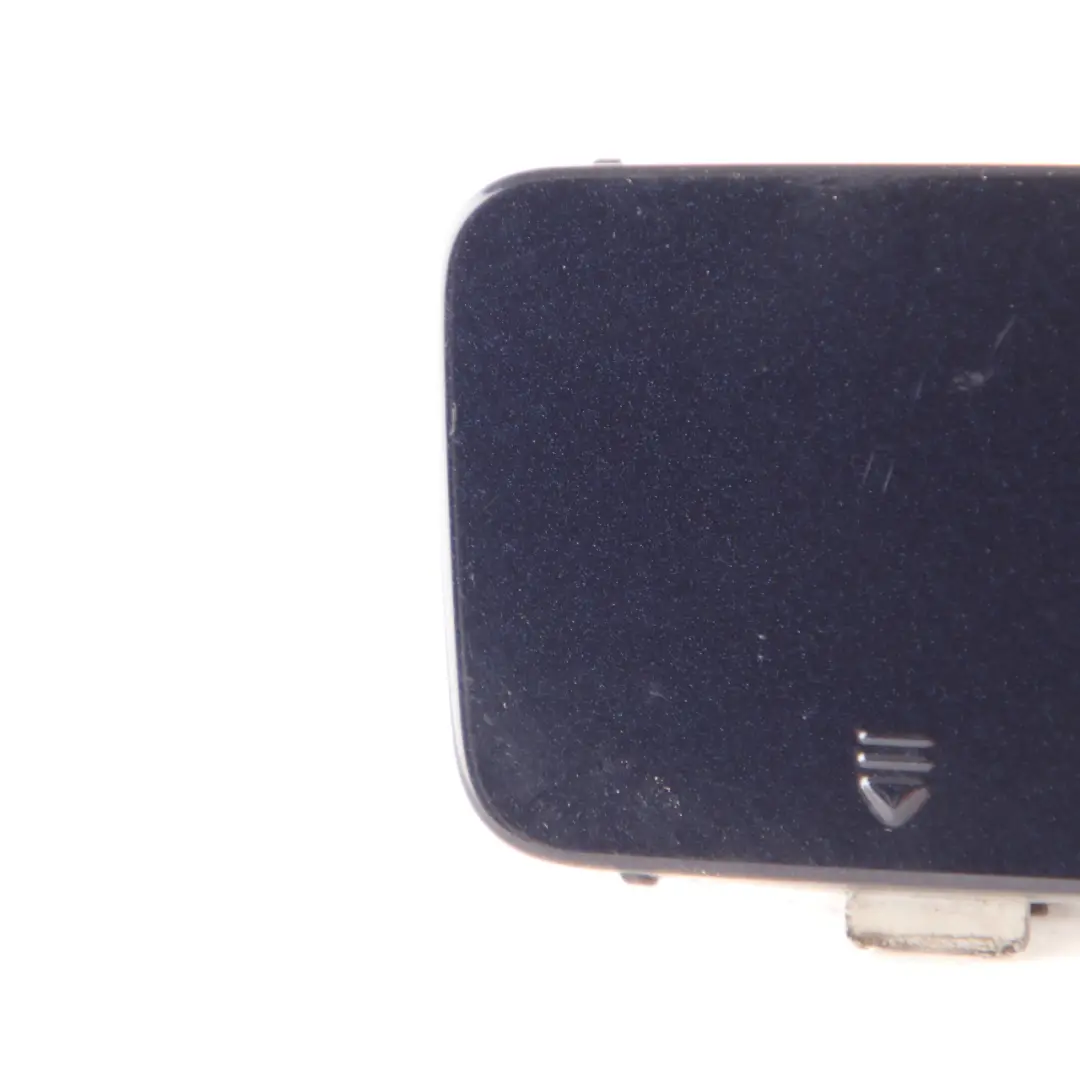 Bumper Flap Mercedes CL203 Towing Eye Cover Tanzanite Blue to Rear with Part number A2038851126 Rear Bumper Flap Mercedes CL203 Towing Eye Cover Tanzanite Blue - SKU A2038851126-TB - Part number A2038851126