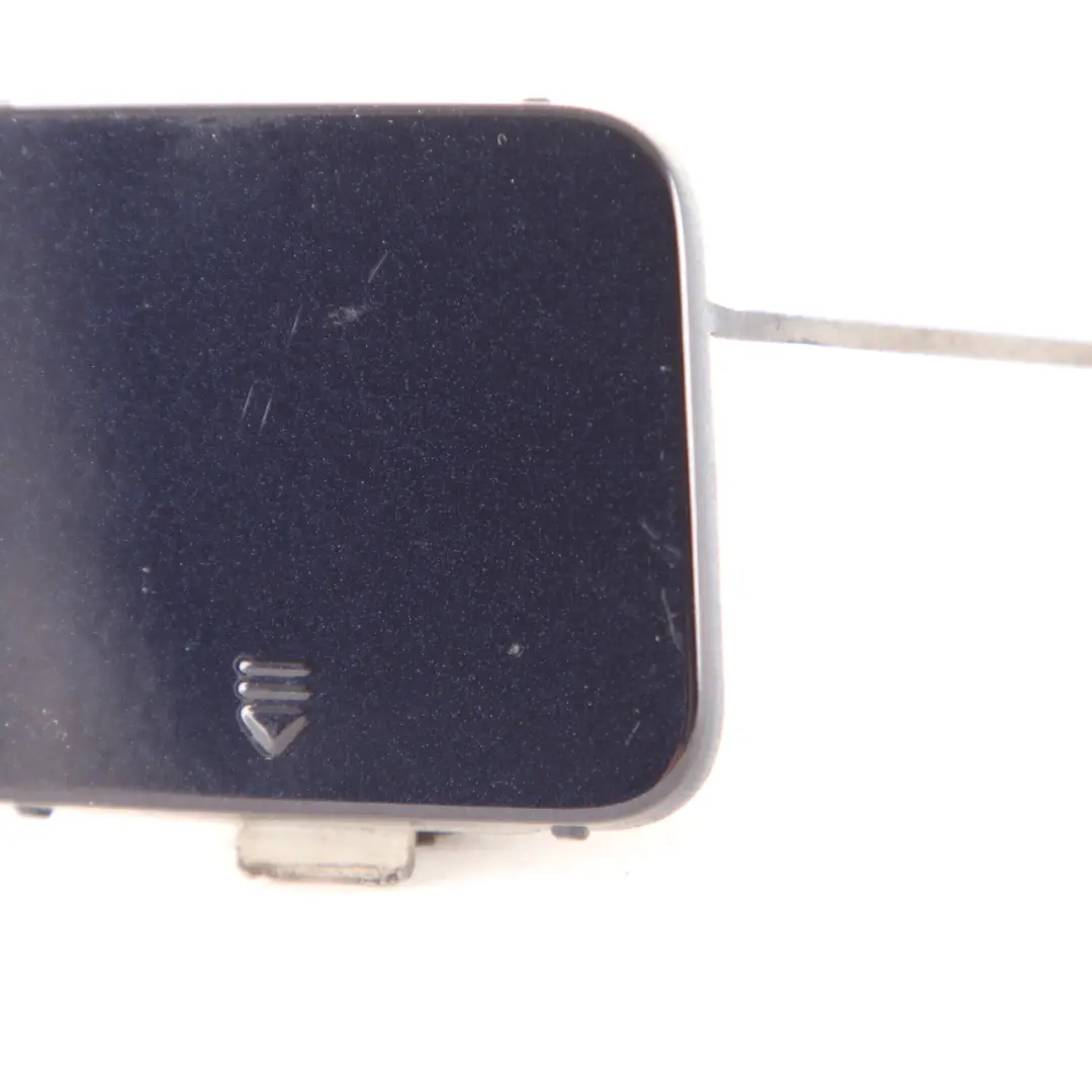 Bumper Flap Mercedes CL203 Towing Eye Cover Tanzanite Blue to Rear with Part number A2038851126 Rear Bumper Flap Mercedes CL203 Towing Eye Cover Tanzanite Blue - SKU A2038851126-TB - Part number A2038851126