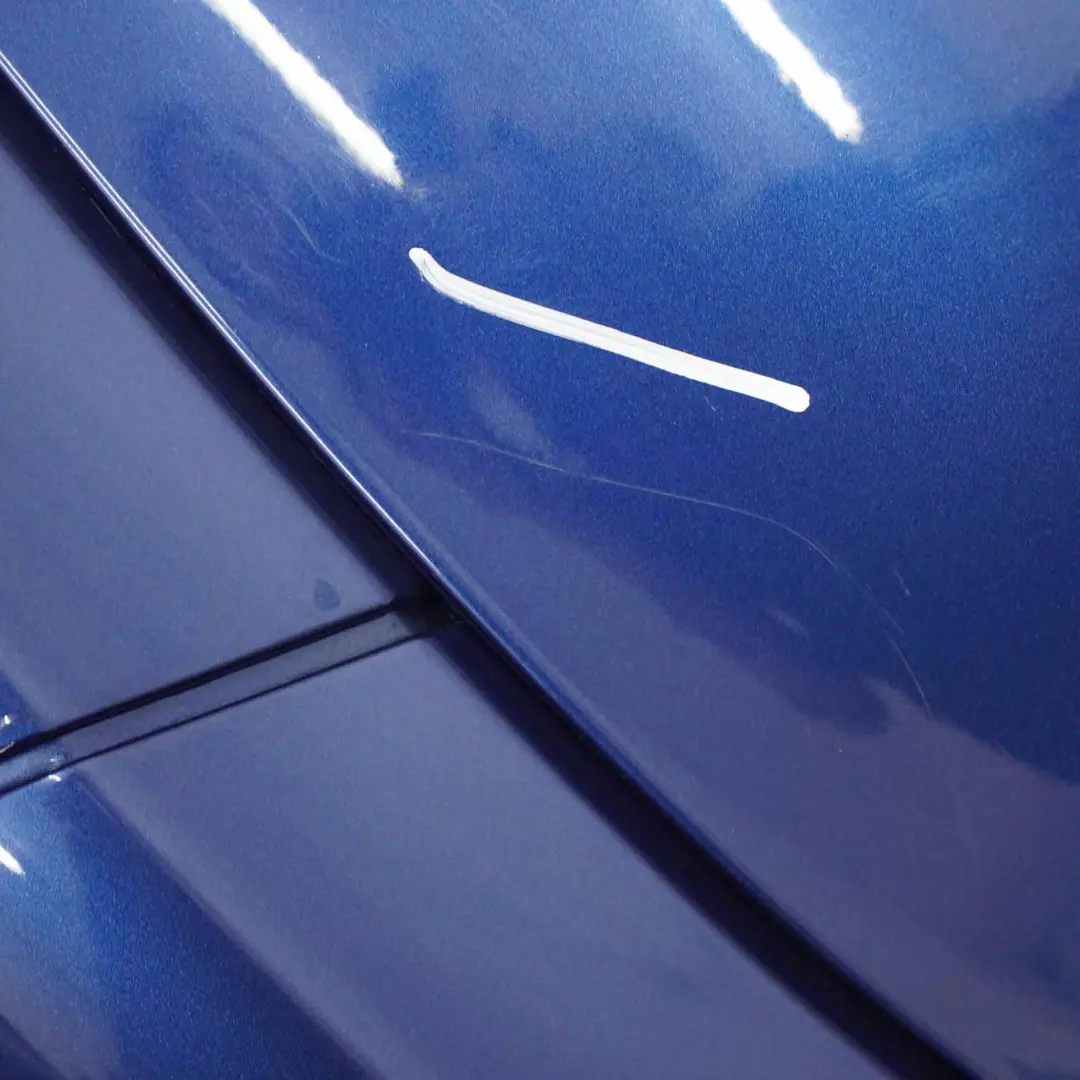 Mercedes CL203 Rear Bumper Cover Trim Panel Jaspisblau Blue Metallic - 345 - SKU A2038851225-JAS - Part number A2038851225