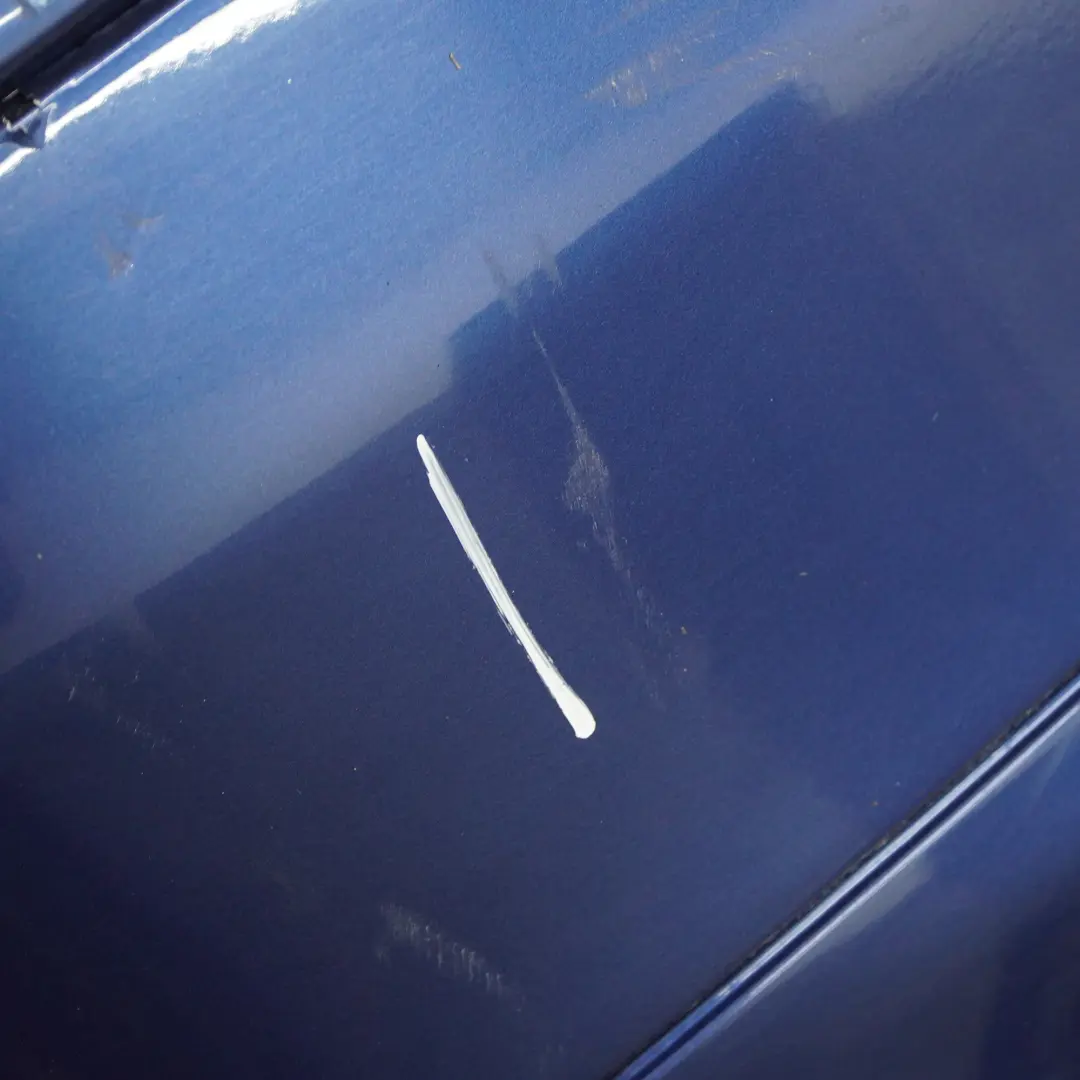 Bumper Cover Trim Panel Jaspisblau Blue Metallic - 345 to Mercedes CL203 Rear with Part number A2038851225 Mercedes CL203 Rear Bumper Cover Trim Panel Jaspisblau Blue Metallic - 345 - SKU A2038851225-JAS - Part number A2038851225