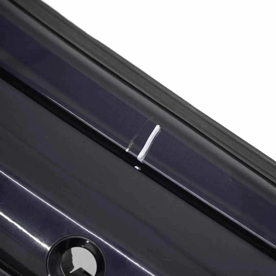 Bumper Trim Panel Cover Tanzanite Blue Metallic - 359 to Mercedes CL203 Rear with Part number A2038851225 Mercedes CL203 Rear Bumper Trim Panel Cover Tanzanite Blue Metallic - 359 - SKU A2038851225-TB - Part number A2038851225