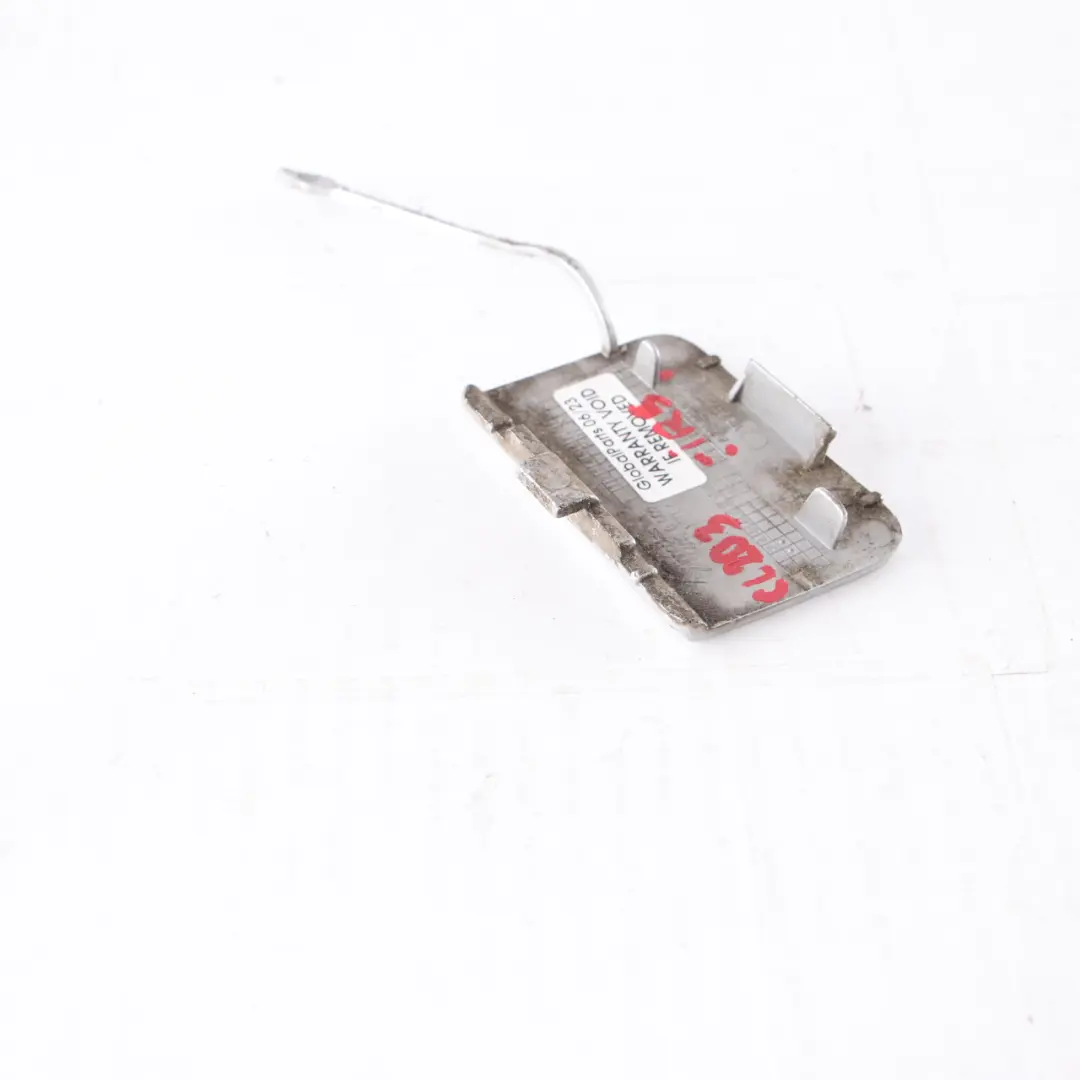 Mercedes CLC CL203 Front Bumper Towing Eye Flap Trim Cover Iridium Silver - 775 - SKU A2038851226-IRS - Part number A2038851226