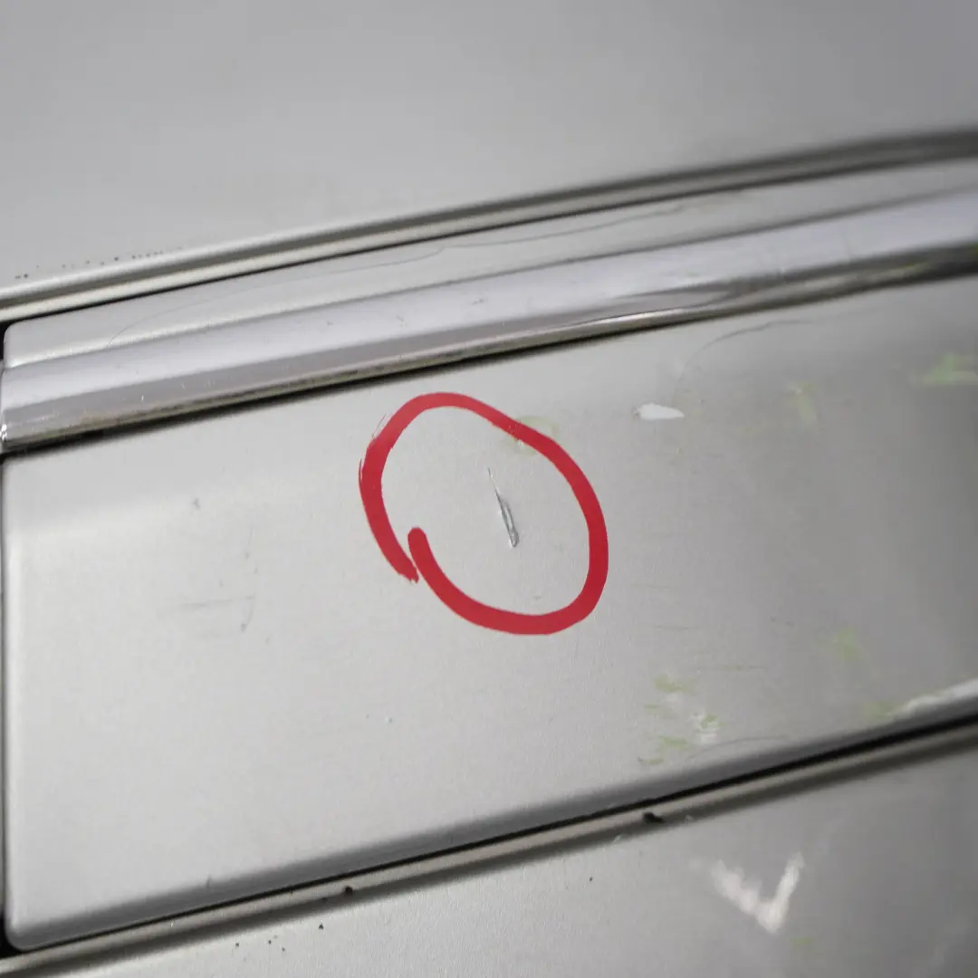 Bumper Trim Panel Brilliant Silver Metallic - 744 Mercedes W203 Rear - SKU A2038851625-BRS - Part number A2038851625