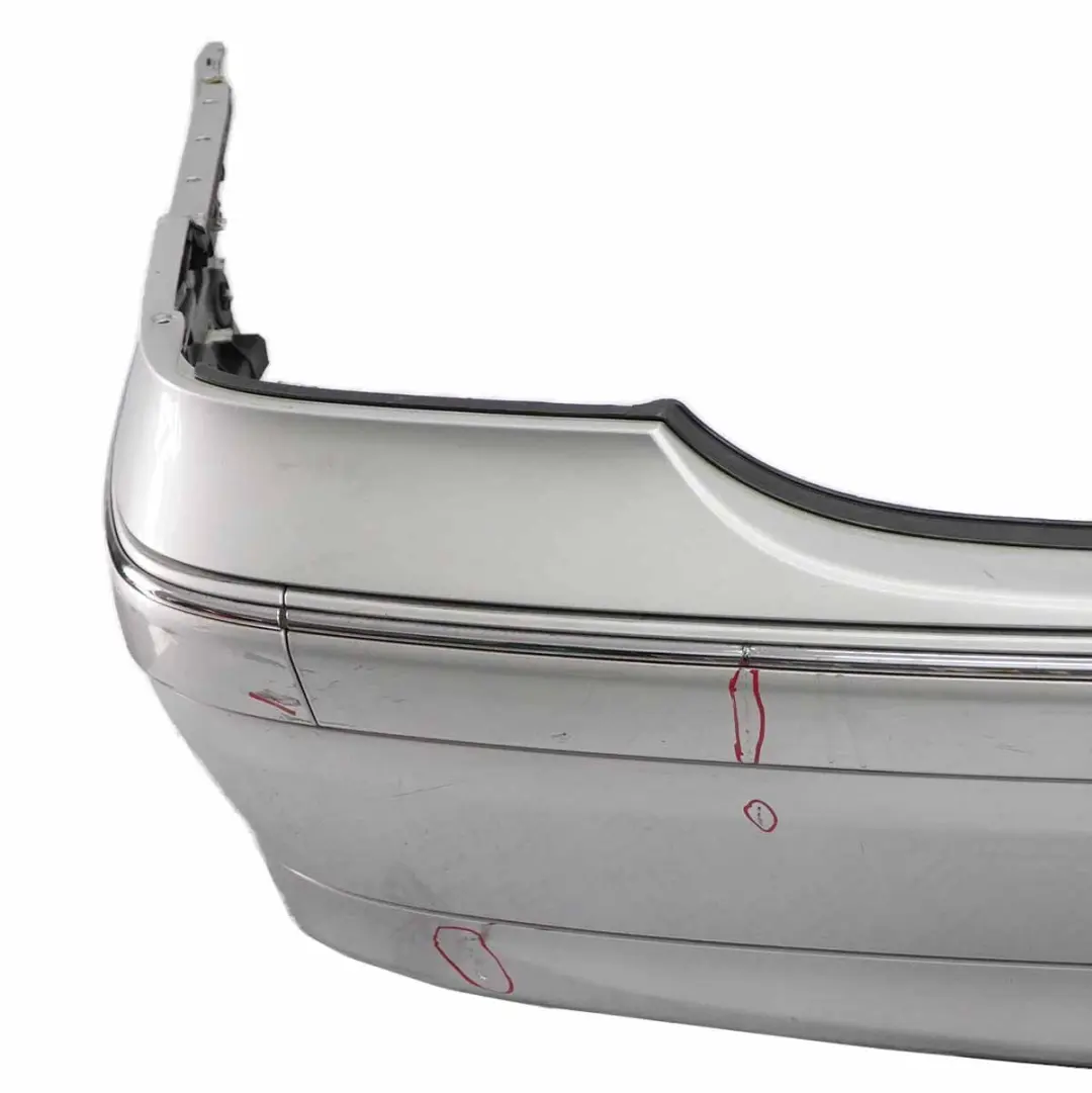 Bumper Trim Panel Brilliant Silver Metallic - 744 Mercedes W203 Rear - SKU A2038851625-BRS - Part number A2038851625