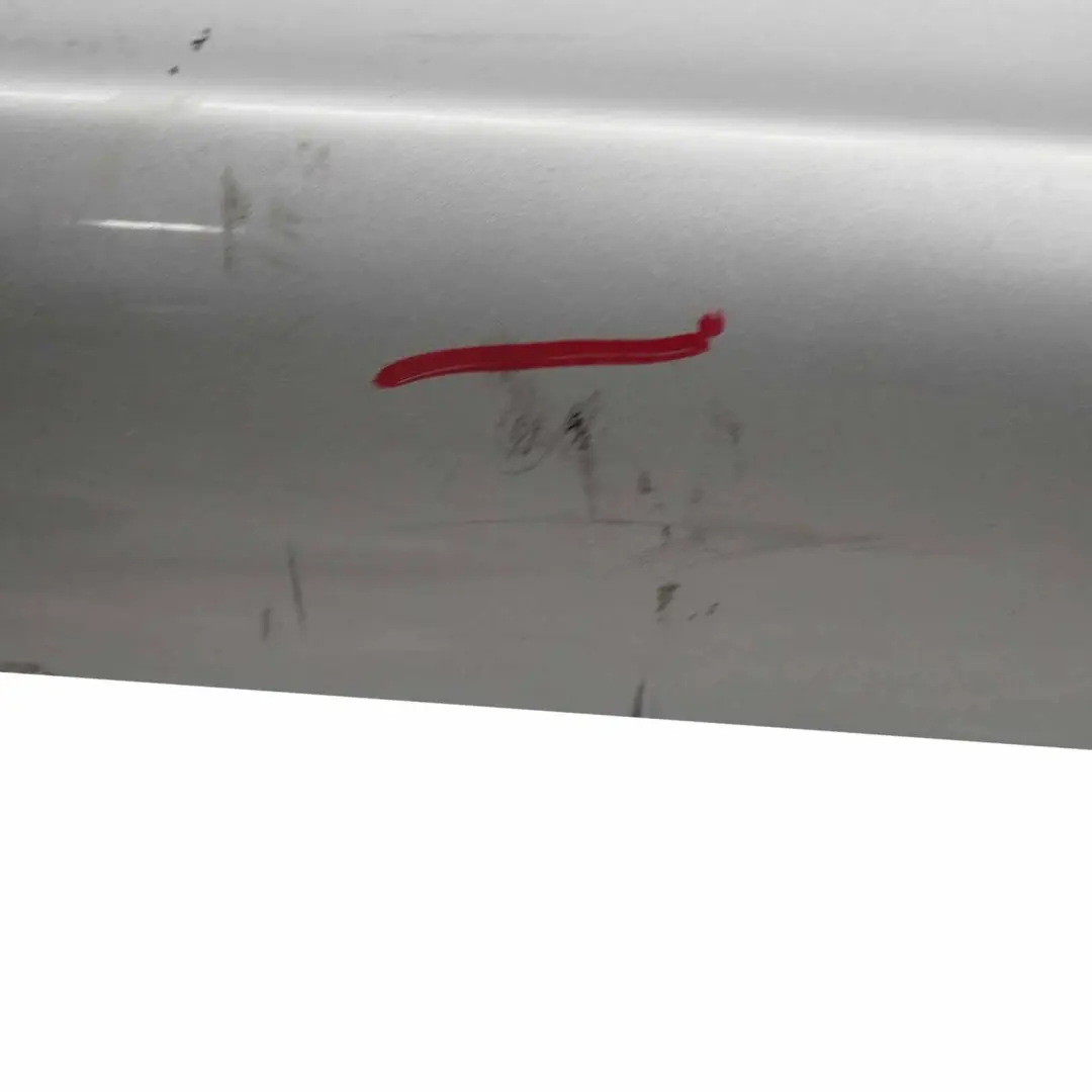 Bumper Trim Panel Brilliant Silver Metallic - 744 to Mercedes W203 Rear with Part number A2038851625 Mercedes W203 Rear Bumper Trim Panel Brilliant Silver Metallic - 744 - SKU A2038851625-BRS - Part number A2038851625