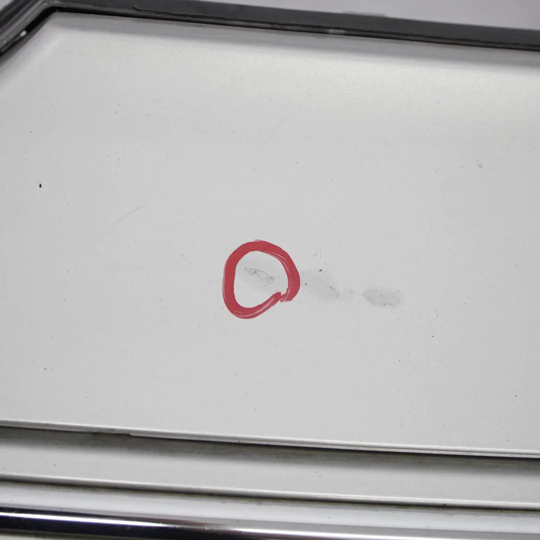 Bumper Trim Panel Brilliant Silver Metallic - 744 to Mercedes W203 Rear with Part number A2038851625 Mercedes W203 Rear Bumper Trim Panel Brilliant Silver Metallic - 744 - SKU A2038851625-BRS - Part number A2038851625