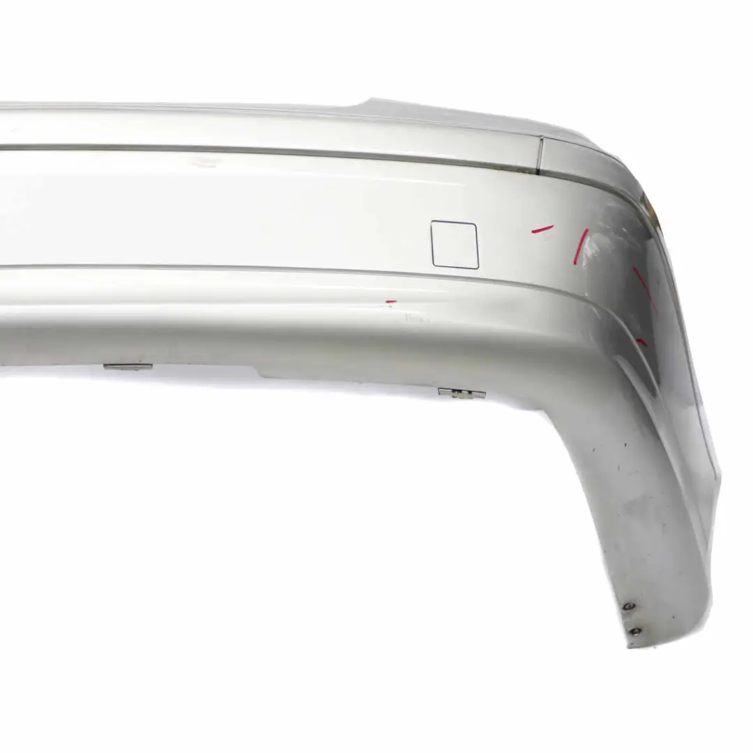 Bumper Cover Trim Panel Iridium Silver Metallic - 775 to Mercedes W203 Rear with Part number A2038851625 Mercedes W203 Rear Bumper Cover Trim Panel Iridium Silver Metallic - 775 - SKU A2038851625-IRS1 - Part number A2038851625