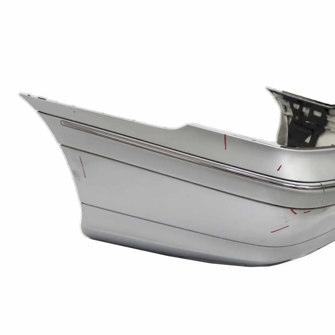 Bumper Cover Trim Panel Iridium Silver Metallic - 775 to Mercedes W203 Rear with Part number A2038851625 Mercedes W203 Rear Bumper Cover Trim Panel Iridium Silver Metallic - 775 - SKU A2038851625-IRS1 - Part number A2038851625