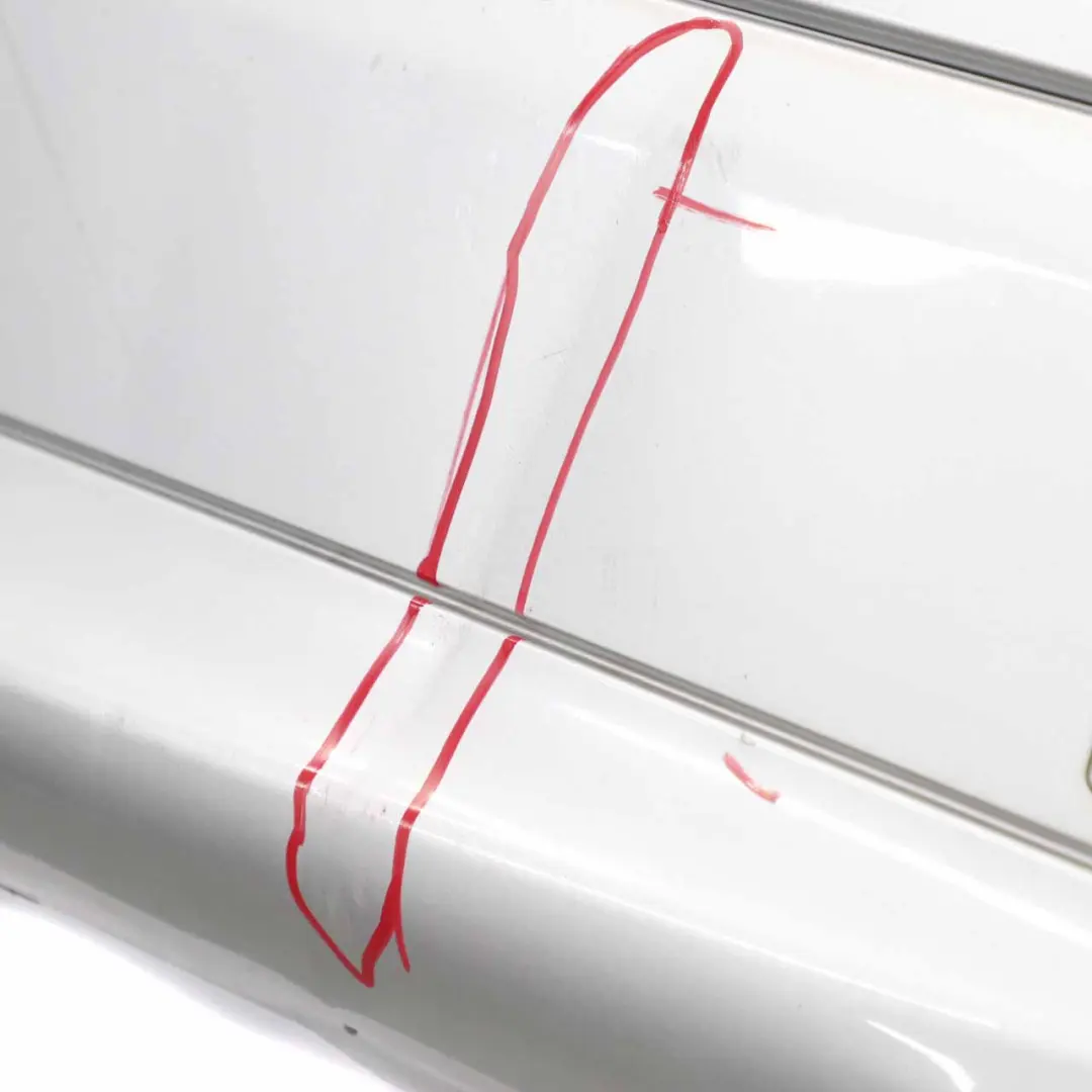 Bumper Cover Trim Panel Iridium Silver Metallic - 775 Mercedes W203 Rear - SKU A2038851625-IRS - Part number A2038851625