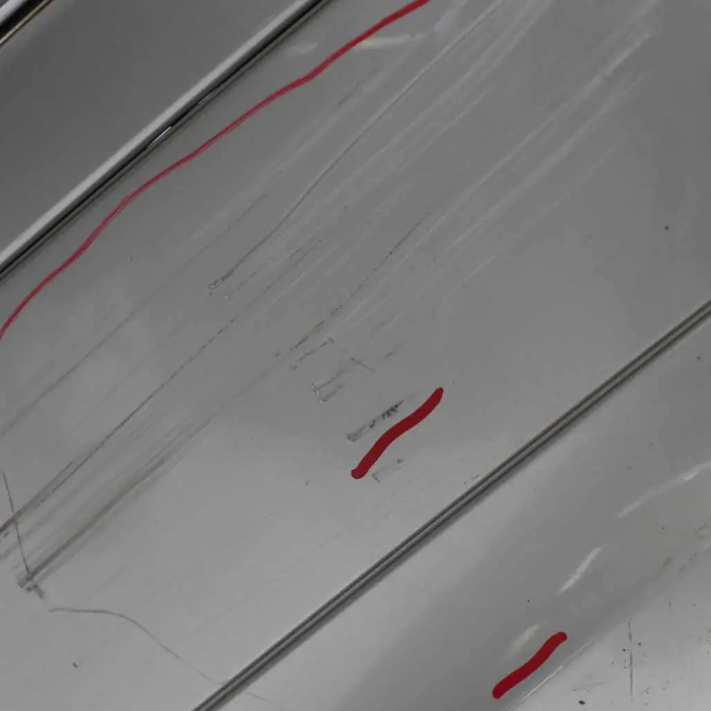 Bumper Cover Trim Panel Iridium Silver Metallic - 775 to Mercedes W203 Rear with Part number A2038851625 Mercedes W203 Rear Bumper Cover Trim Panel Iridium Silver Metallic - 775 - SKU A2038851625-IRS - Part number A2038851625