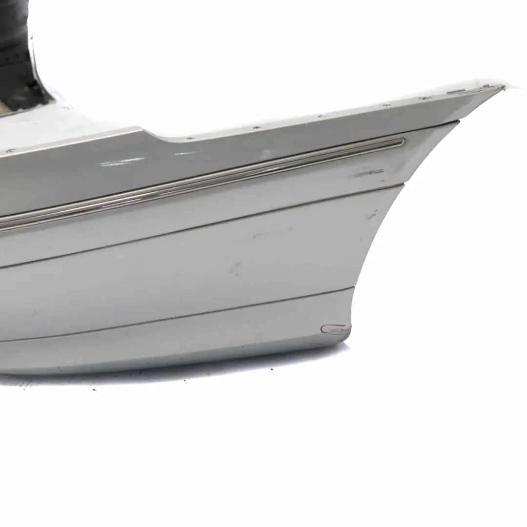 Bumper Cover Trim Panel Iridium Silver Metallic - 775 to Mercedes W203 Rear with Part number A2038851625 Mercedes W203 Rear Bumper Cover Trim Panel Iridium Silver Metallic - 775 - SKU A2038851625-IRS - Part number A2038851625