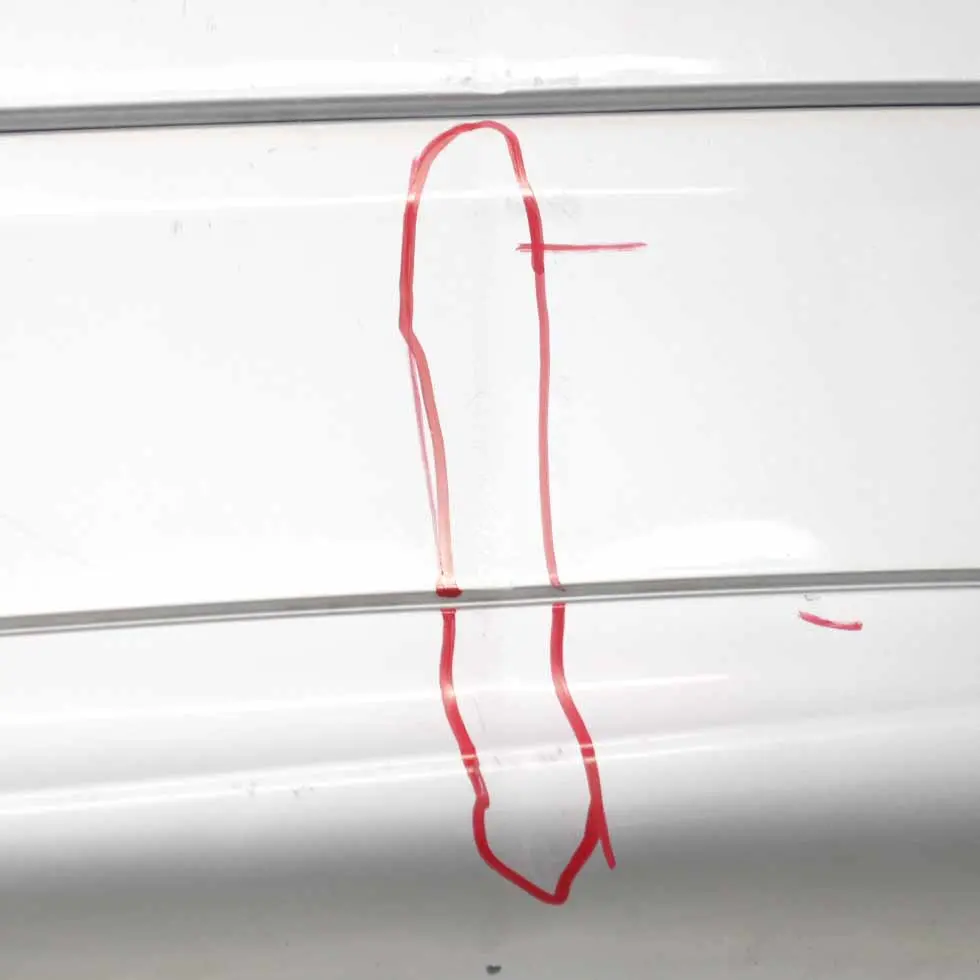 Bumper Cover Trim Panel Iridium Silver Metallic - 775 Mercedes W203 Rear - SKU A2038851625-IRS - Part number A2038851625