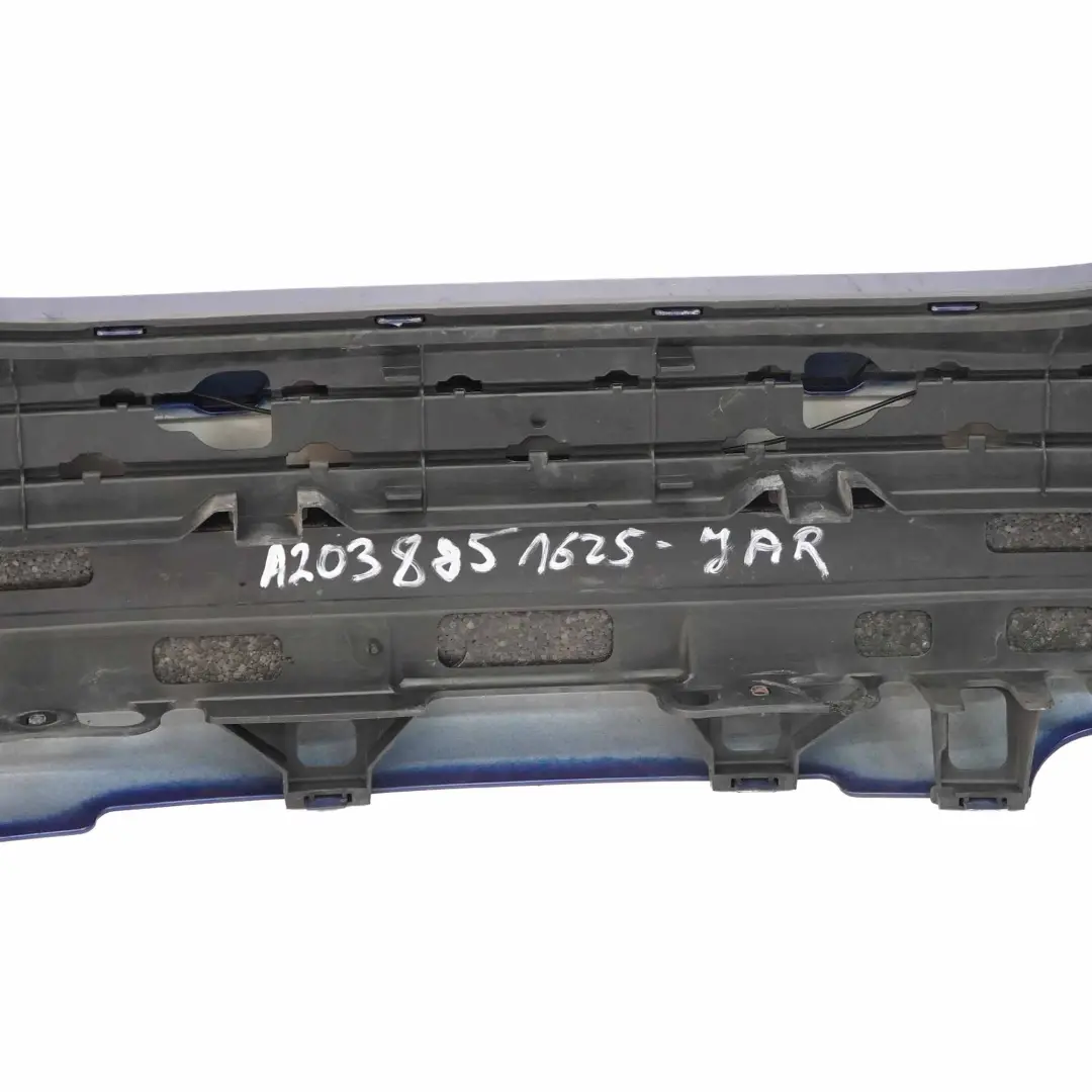 Bumper Trim Panel Cover Jaspis Blue Metallic - 345 to Mercedes W203 Rear with Part number A2038851625 Mercedes W203 Rear Bumper Trim Panel Cover Jaspis Blue Metallic - 345 - SKU A2038851625-JAR - Part number A2038851625