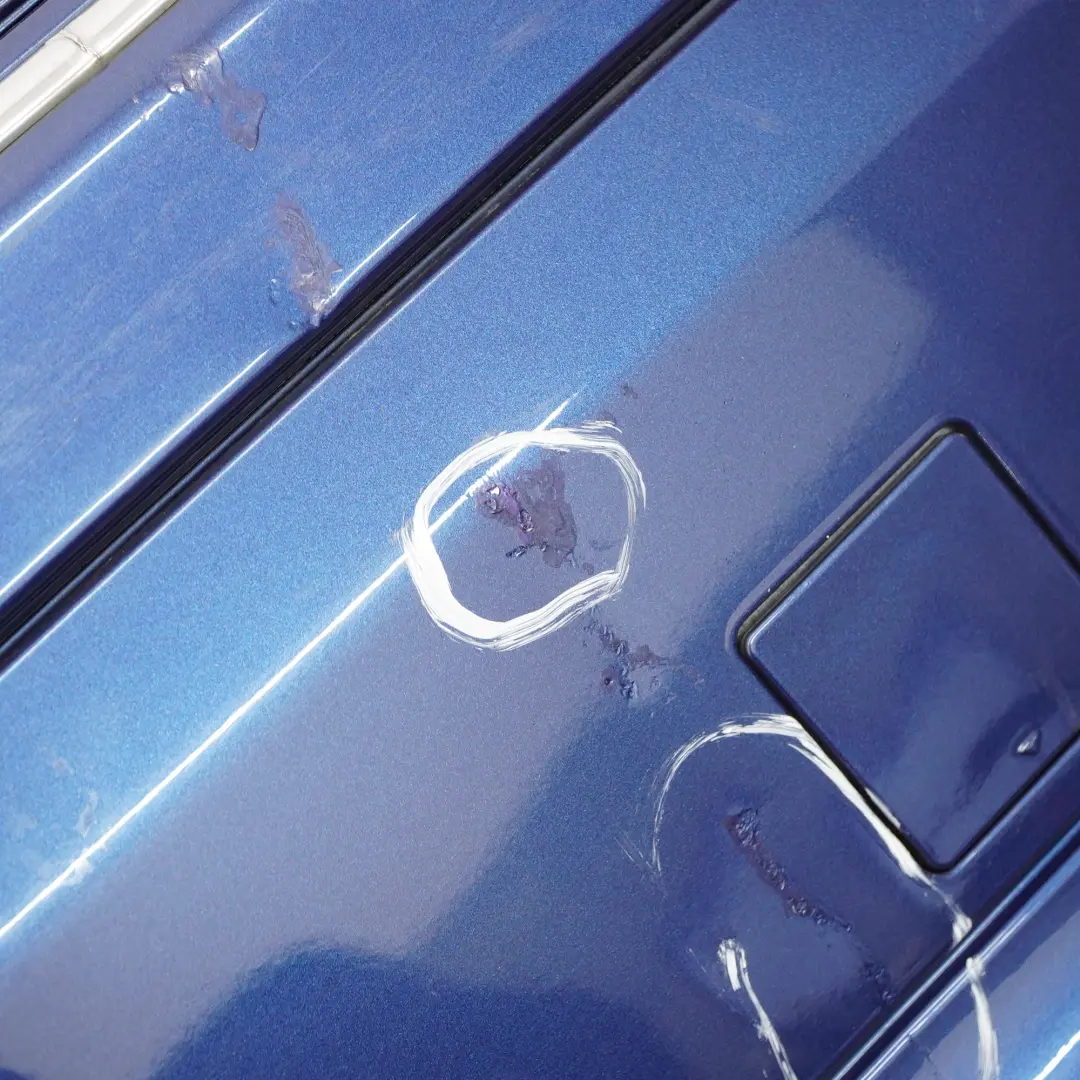 Mercedes W203 Rear Bumper Trim Panel Cover Jaspis Blue Metallic - 345 - SKU A2038851625-JAR - Part number A2038851625