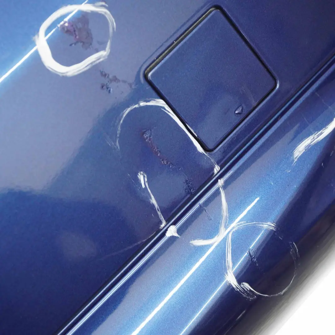 Bumper Trim Panel Cover Jaspis Blue Metallic - 345 to Mercedes W203 Rear with Part number A2038851625 Mercedes W203 Rear Bumper Trim Panel Cover Jaspis Blue Metallic - 345 - SKU A2038851625-JAR - Part number A2038851625