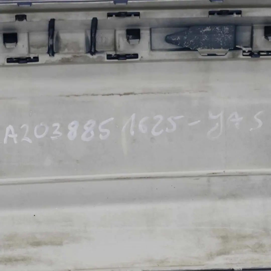 Bumper Trim Panel Cover Jaspis Blue Metallic - 345 to Mercedes CL203 Rear with Part number A2038851225 Mercedes CL203 Rear Bumper Trim Panel Cover Jaspis Blue Metallic - 345 - SKU A2038851225-JAS1 - Part number A2038851225