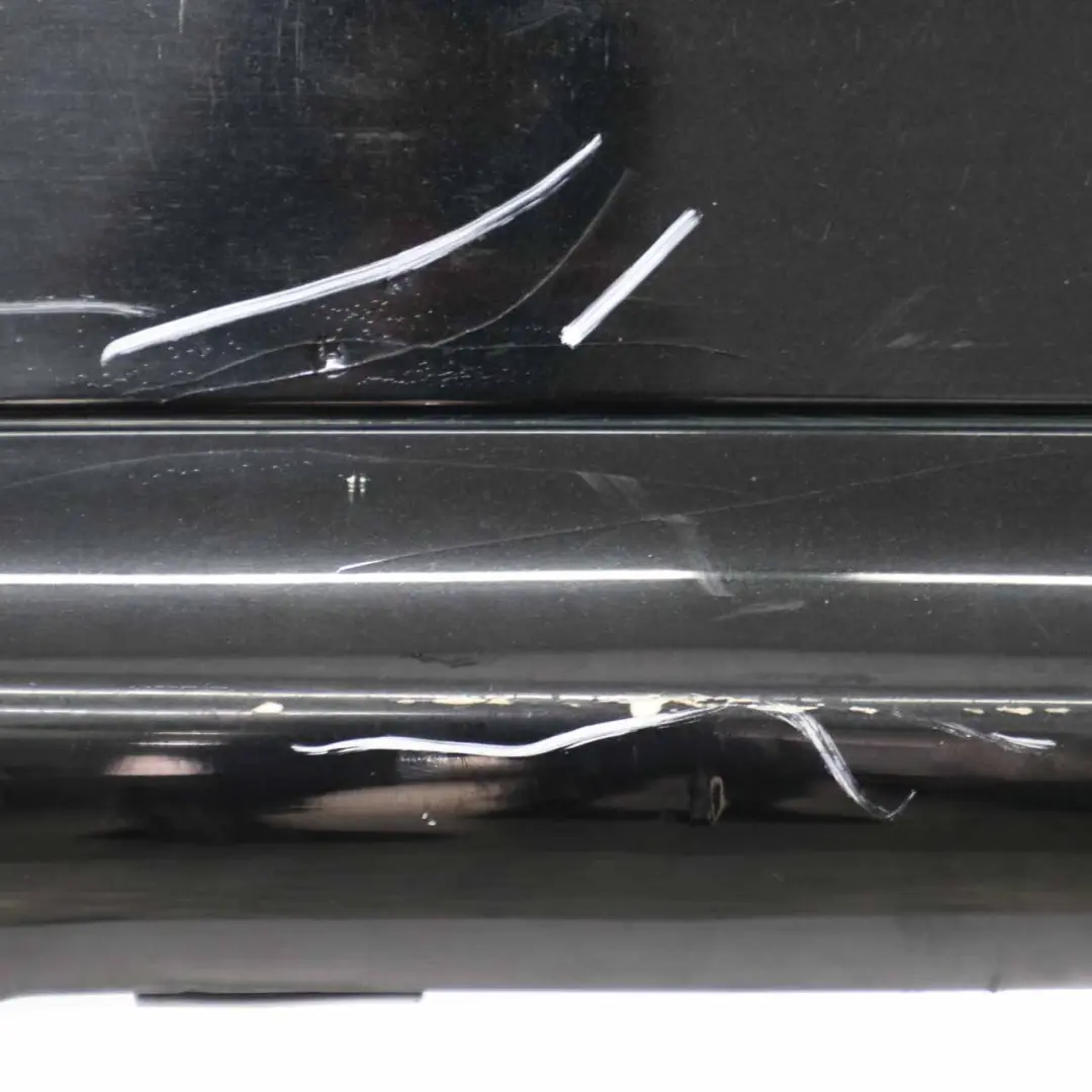 Bumper Cover Trim Panel Obsidian Black Metallic - 197 to Mercedes W203 Rear with Part number A2038851625 Mercedes W203 Rear Bumper Cover Trim Panel Obsidian Black Metallic - 197 - SKU A2038851625-OB1 - Part number A2038851625