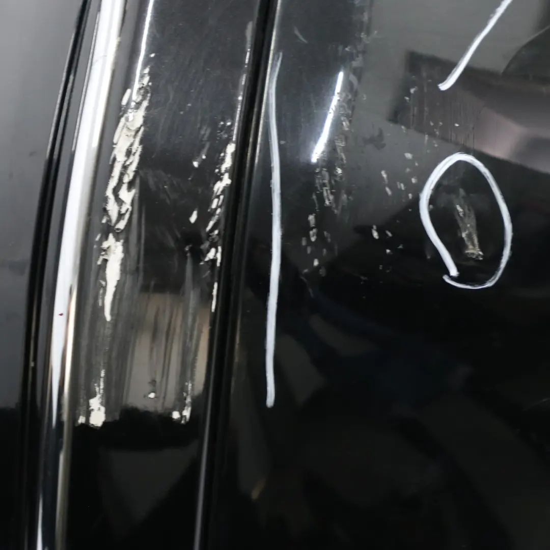 Mercedes W203 Rear Bumper Cover Trim Panel Obsidian Black Metallic - 197 - SKU A2038851625-OB1 - Part number A2038851625