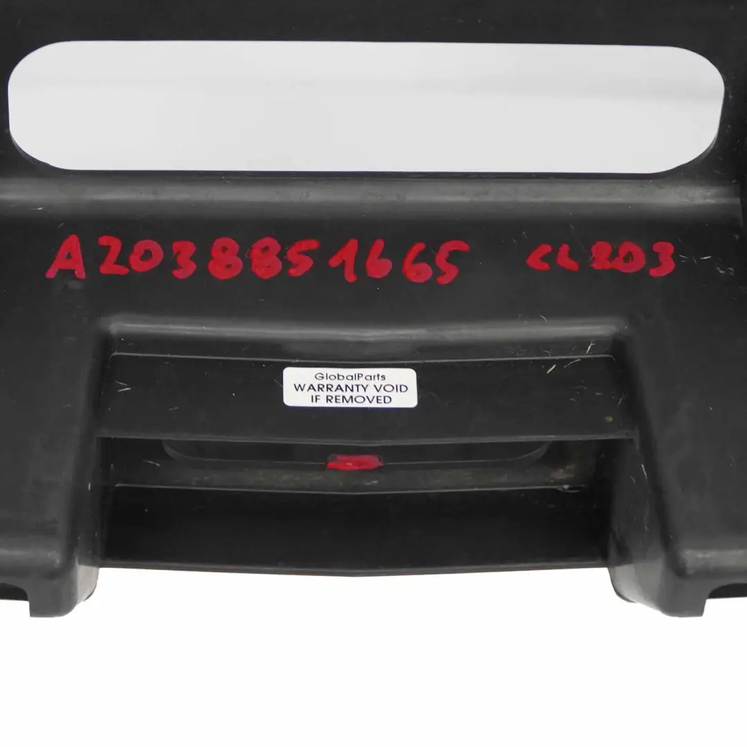 Mercedes CL203 CLC Portaparaurti Posteriore Supporto Staffa Rinforzo - SKU A2038851665-1 - Numero di parte A2038851665