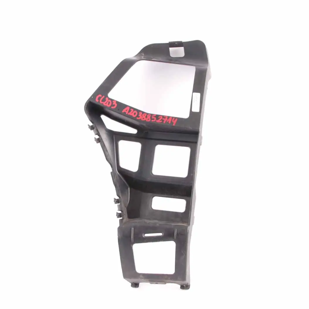 Mercedes CL203 Rear Bumper Bracket Left N/S Holder Mount Trim Strip - SKU A2038852714 - Part number A2038852714