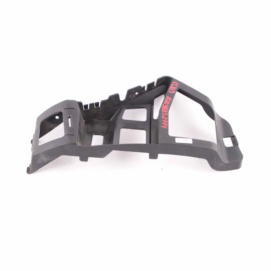 Bumper Bracket Left N/S Holder Mount Trim Strip to Mercedes CL203 Rear with Part number A2038852714 Mercedes CL203 Rear Bumper Bracket Left N/S Holder Mount Trim Strip - SKU A2038852714 - Part number A2038852714