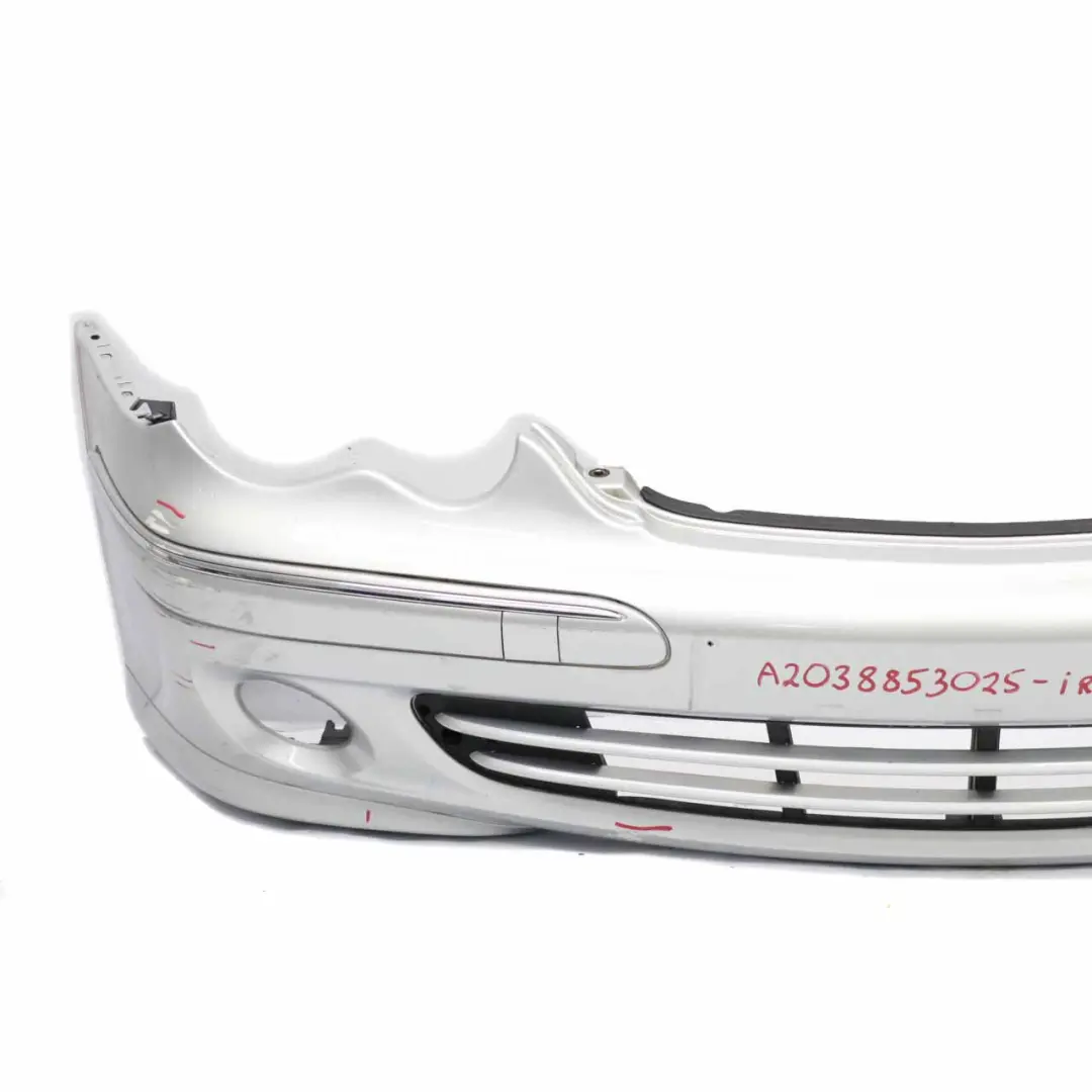 Front Bumper Trim Panel Iridium Silver Metallic - 775 to Mercedes W203 with Part number A2038853025 Mercedes W203 Front Bumper Trim Panel Iridium Silver Metallic - 775 - SKU A2038853025-IRS1 - Part number A2038853025