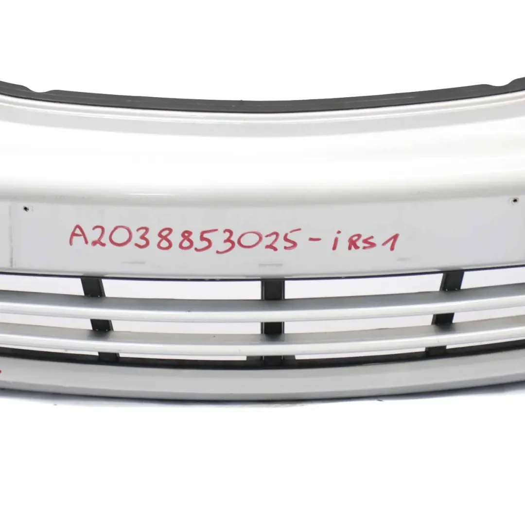 Front Bumper Trim Panel Iridium Silver Metallic - 775 to Mercedes W203 with Part number A2038853025 Mercedes W203 Front Bumper Trim Panel Iridium Silver Metallic - 775 - SKU A2038853025-IRS1 - Part number A2038853025