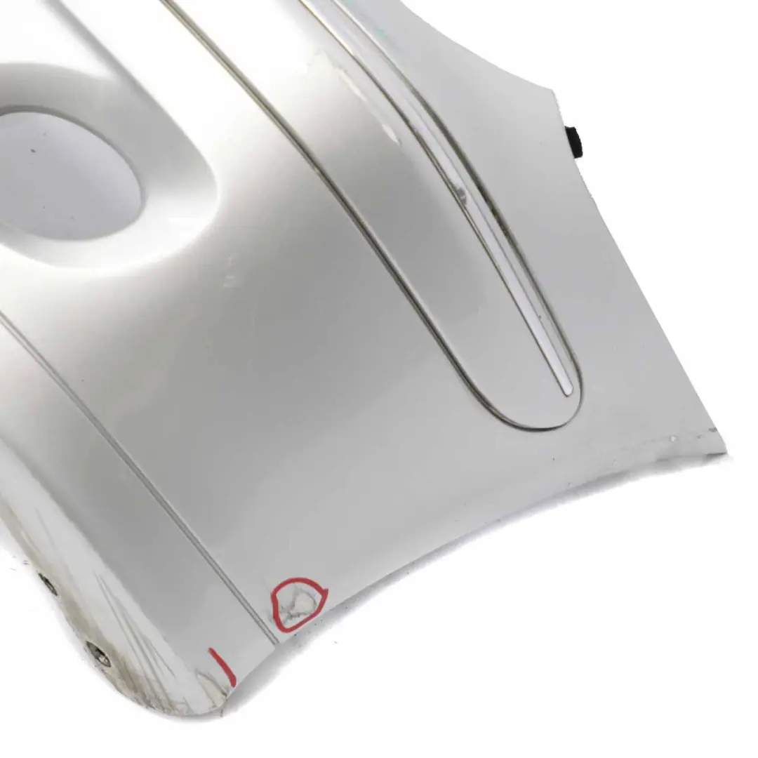 Front Bumper Trim Panel Iridium Silver Metallic - 775 to Mercedes W203 with Part number A2038853025 Mercedes W203 Front Bumper Trim Panel Iridium Silver Metallic - 775 - SKU A2038853025-IRS1 - Part number A2038853025