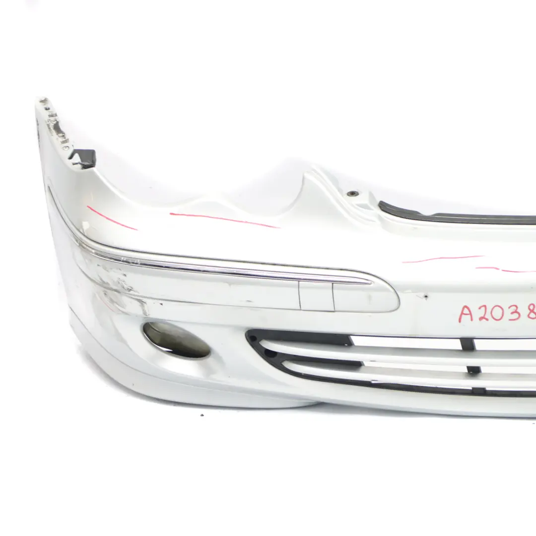Mercedes W203 Front Bumper Trim Panel Iridium Silver Metallic - 775 - SKU A2038853025-IRS - Part number A2038853025