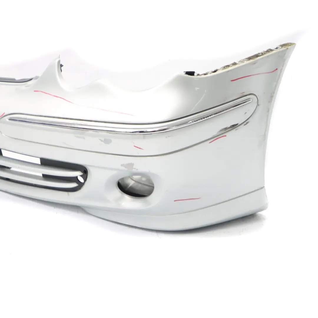 Mercedes W203 Front Bumper Trim Panel Iridium Silver Metallic - 775 - SKU A2038853025-IRS - Part number A2038853025