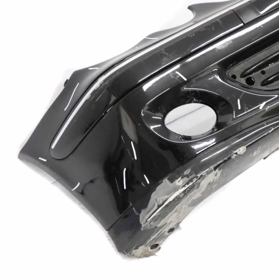 Mercedes W203 Front Bumper Trim Panel Obsidian Black Metallic - 197 - SKU A2038853025-OB1 - Part number A2038853025