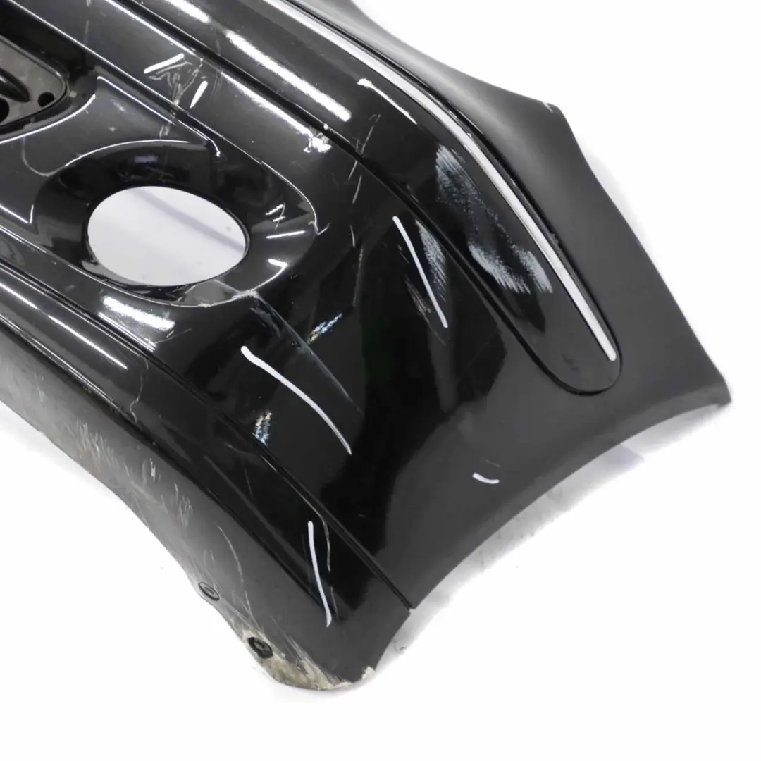 Mercedes W203 Front Bumper Trim Panel Obsidian Black Metallic - 197 - SKU A2038853025-OB1 - Part number A2038853025