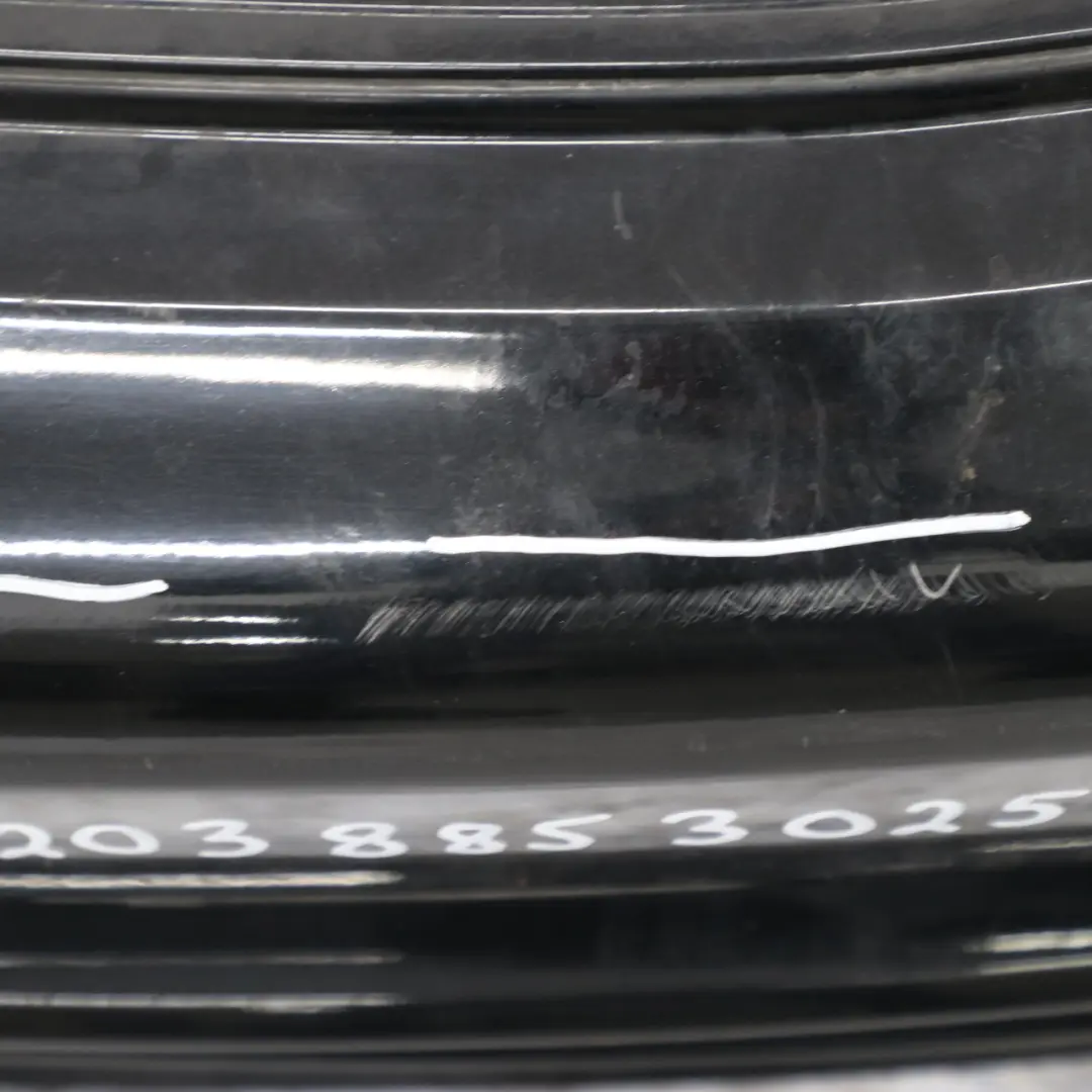 Mercedes W203 Front Bumper Trim Panel Obsidian Black Metallic - 197 - SKU A2038853025-OB1 - Part number A2038853025