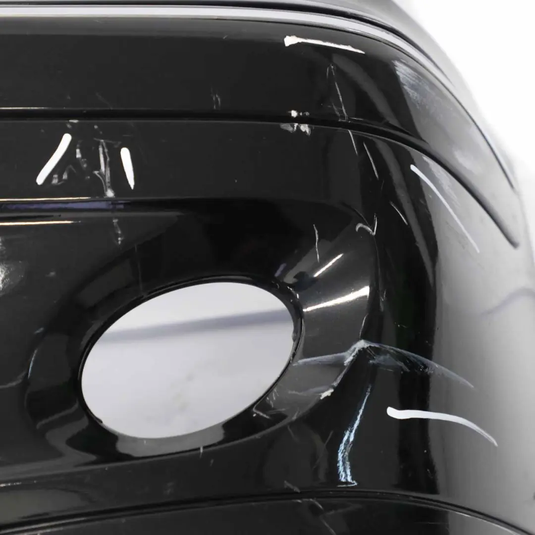 Mercedes W203 Front Bumper Trim Panel Obsidian Black Metallic - 197 - SKU A2038853025-OB1 - Part number A2038853025
