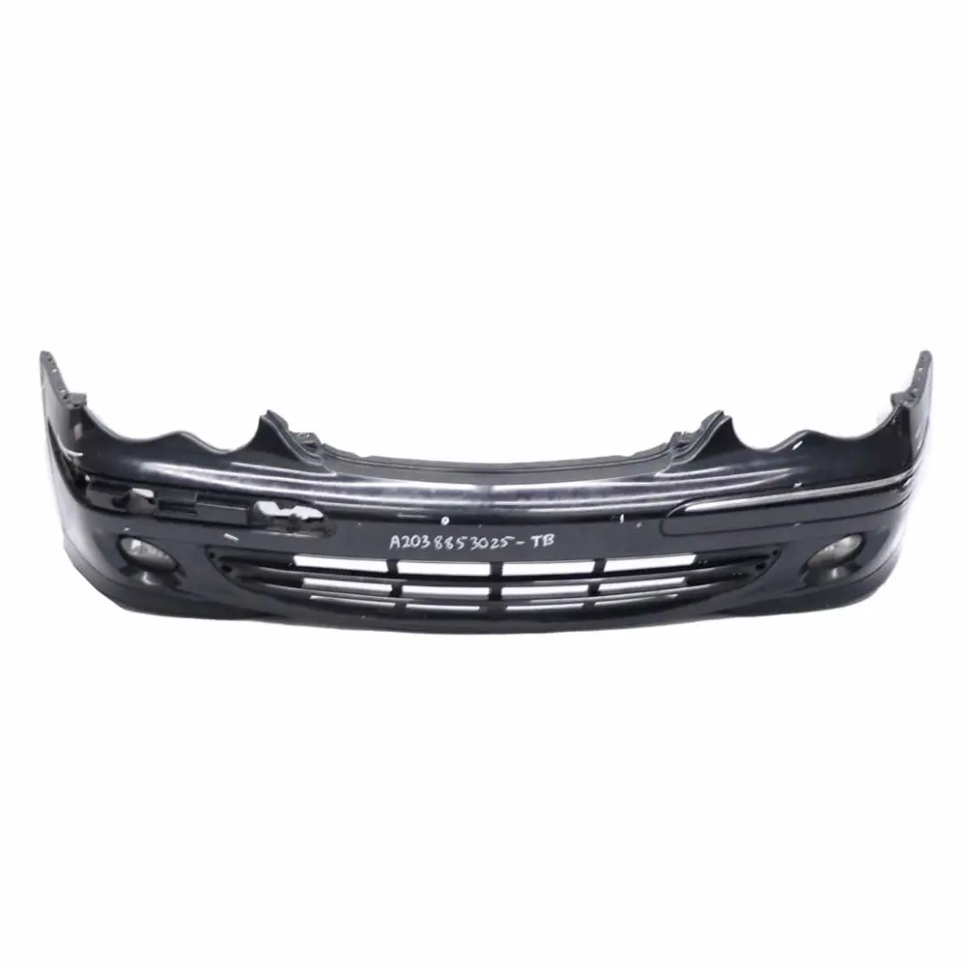 Mercedes W203 Front Bumper Trim Panel Tanzanite Blue Metallic - 359 - SKU A2038853025-TB - Part number A2038853025