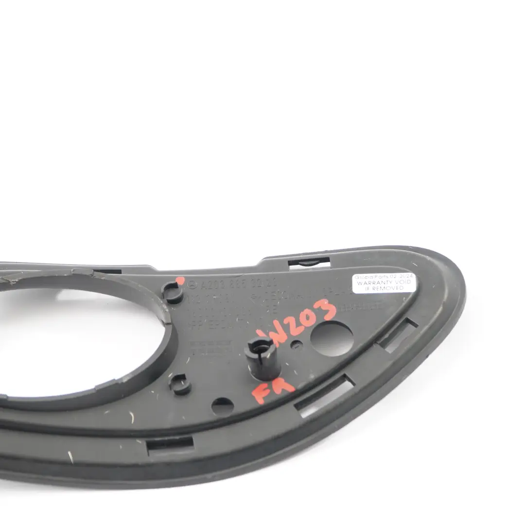 Front Bumper Fog Light Lamp Cover Trim Right O/S to Mercedes CLC CL203 with Part number A2038853223 Mercedes CLC CL203 Front Bumper Fog Light Lamp Cover Trim Right O/S - SKU A2038853223 - Part number A2038853223