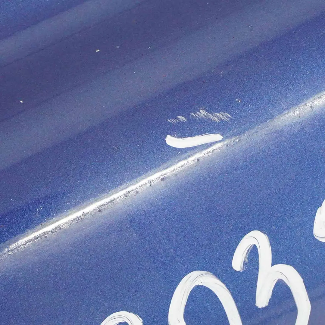 Mercedes CL203 Front Bumper Trim Panel Jaspis Blue Metallic - 345 - SKU A2038853225-JAS - Part number A2038853225