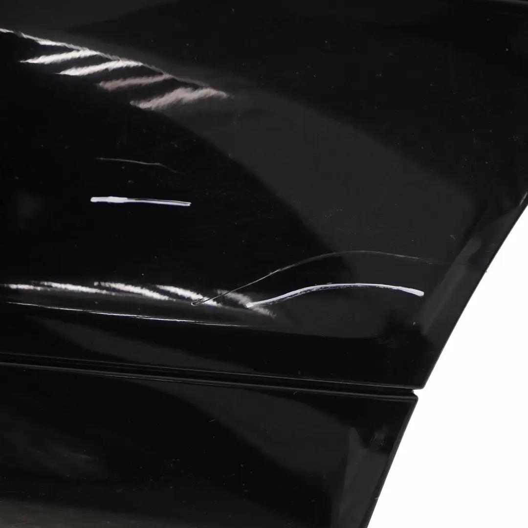 Bumper Trim Panel Cover Estate Obsidian Black Metallic - 197 to Mercedes S203 Rear with Part number A2038854125 Mercedes S203 Rear Bumper Trim Panel Cover Estate Obsidian Black Metallic - 197 - SKU A2038854125-OB - Part number A2038854125